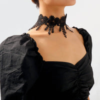 Necklace| Gothic |Black Lace Necklace