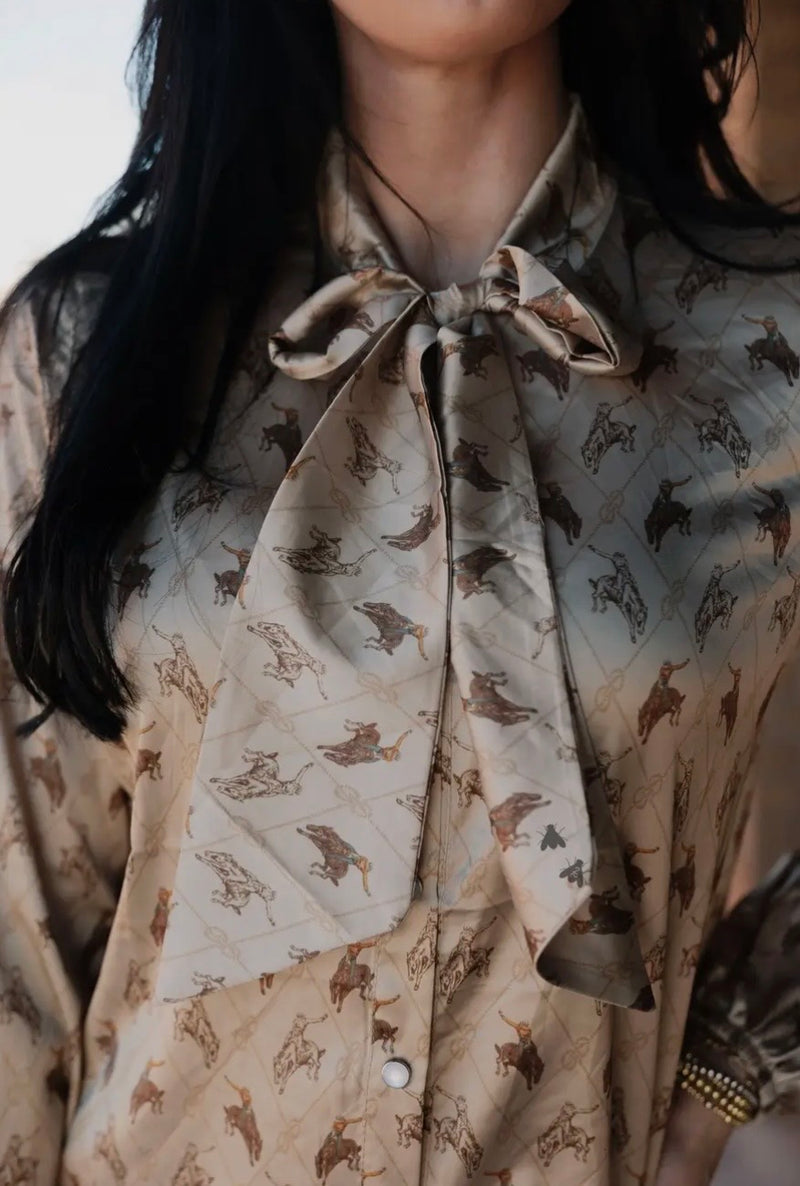 Blouse | Buckin | Gold