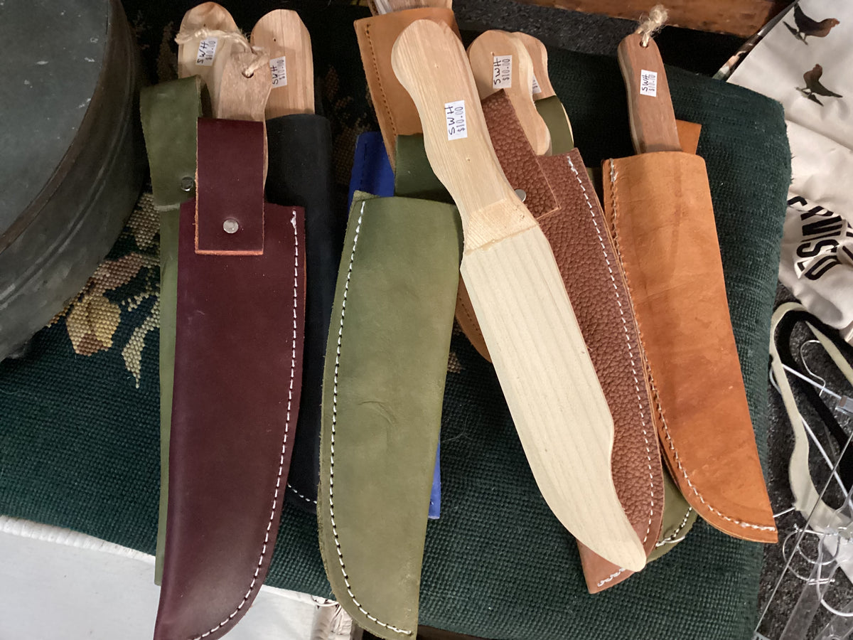 Toy| Wooden Sword| Leather Holster