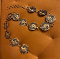Ladies Belt| Buffalo Nickel |Chain