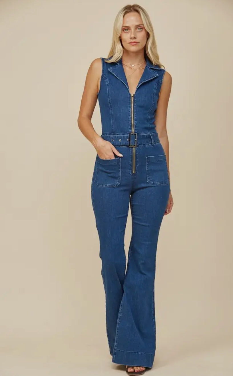 Ladies Denim Jumpsuit