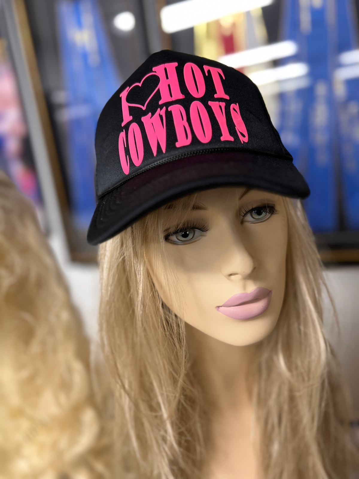 I ❤️ Hot Cowboys ball cap