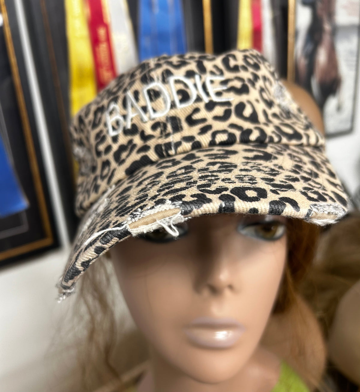 Ladies Ball Cap|Baddie | Leopard