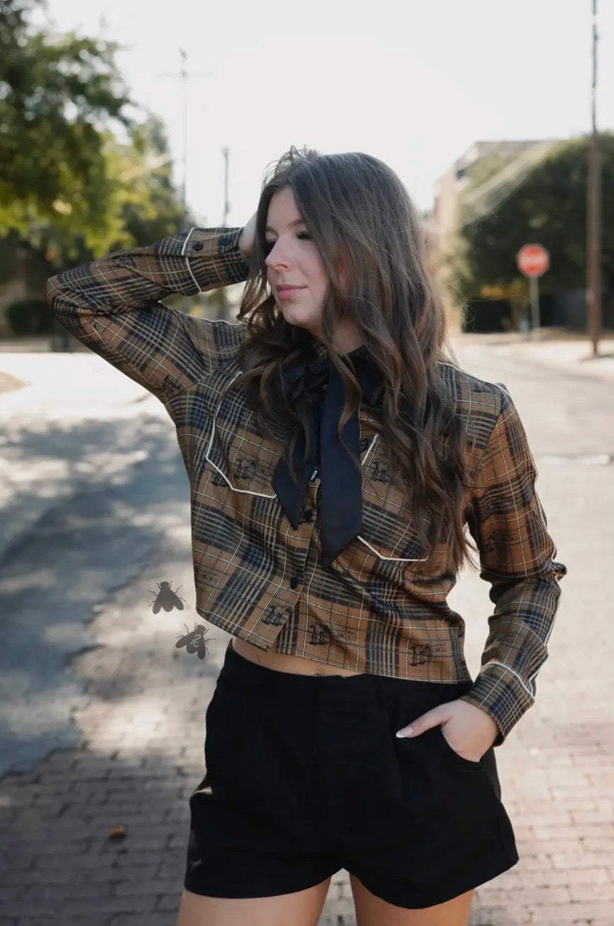 Plaid | Ladies Blouse