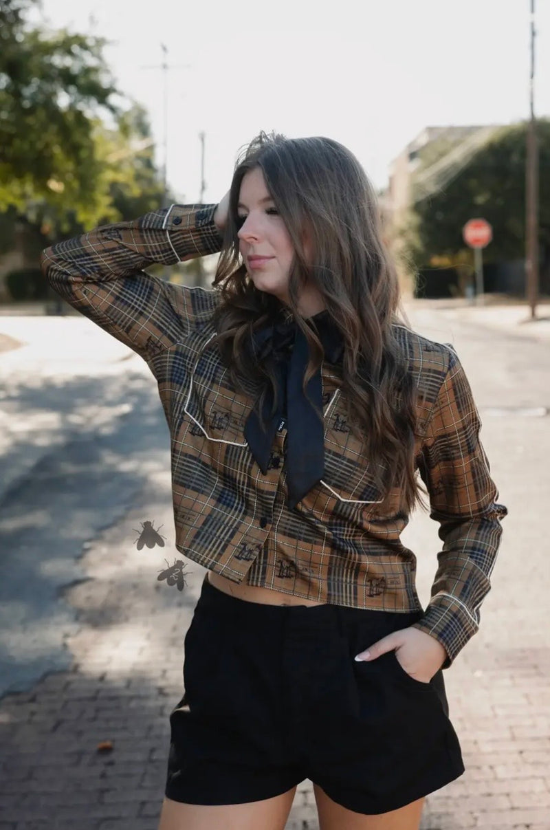 Plaid | Ladies Blouse