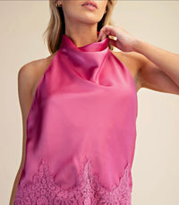 Blouse| Rose| Halter