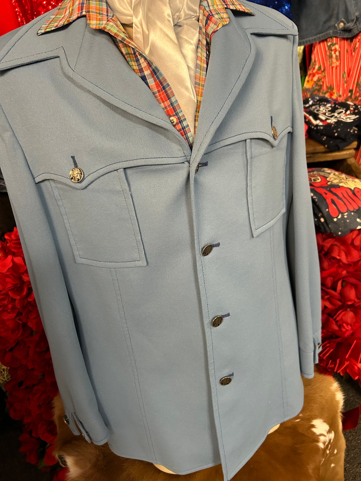 Leisure Suit| Indian Head Button
