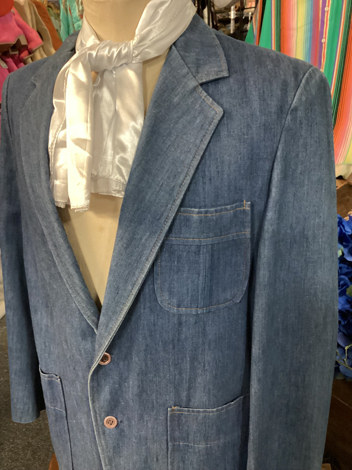 Vintage Denim Sport Coat