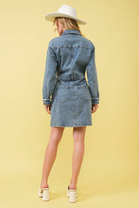 Fringe Western Denim Dress