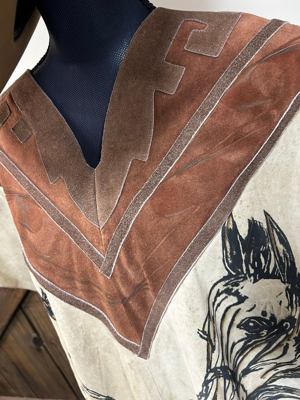 Vintage Cape| Leather|