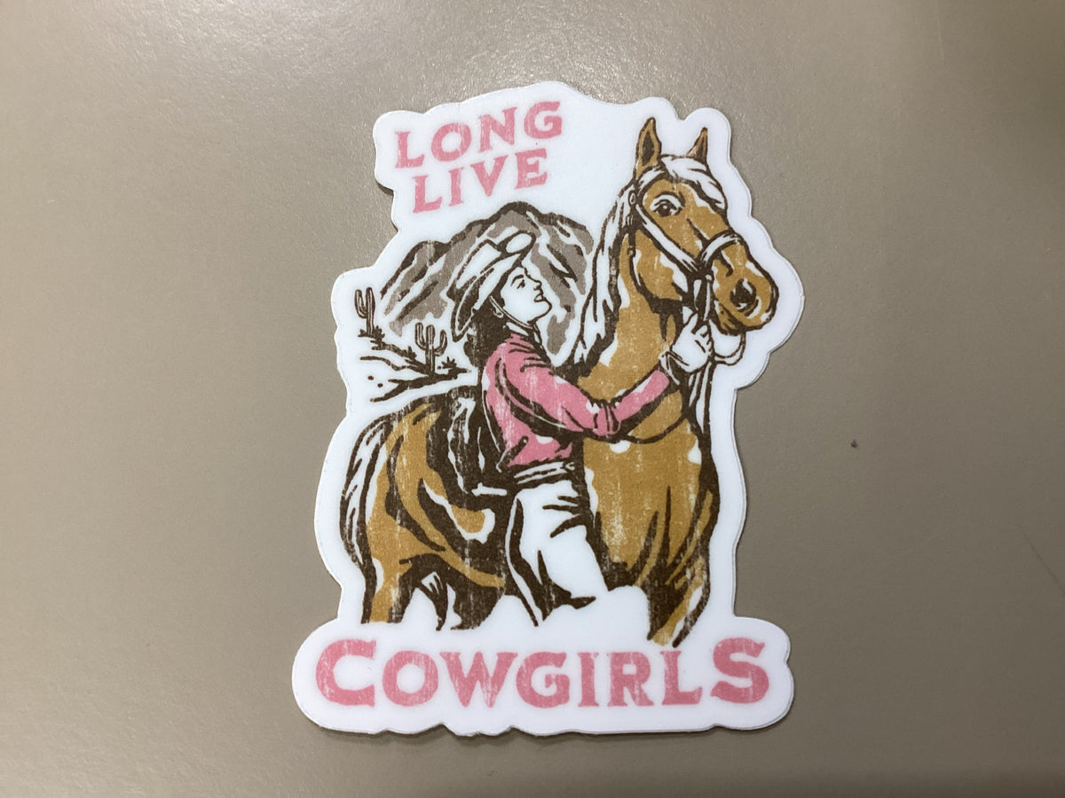 Sticker | long live cowgirls