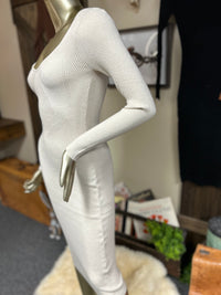 Midi Dress | Long Dress|Ribbed