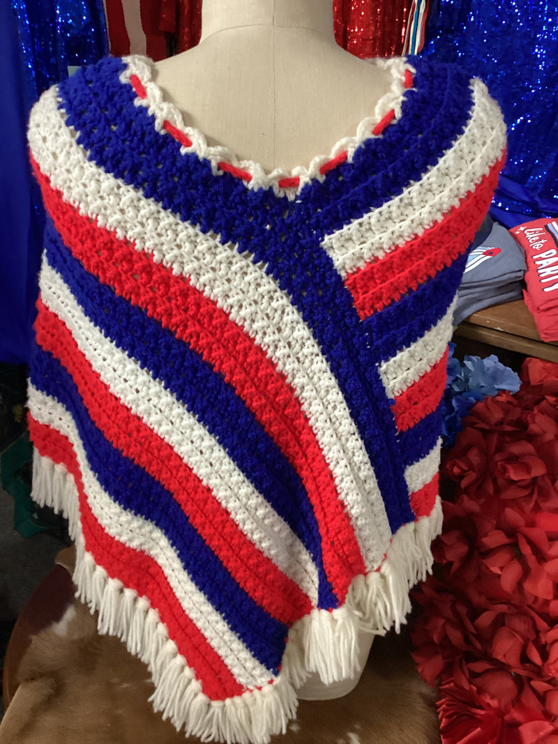 Vintage Poncho | Crochet