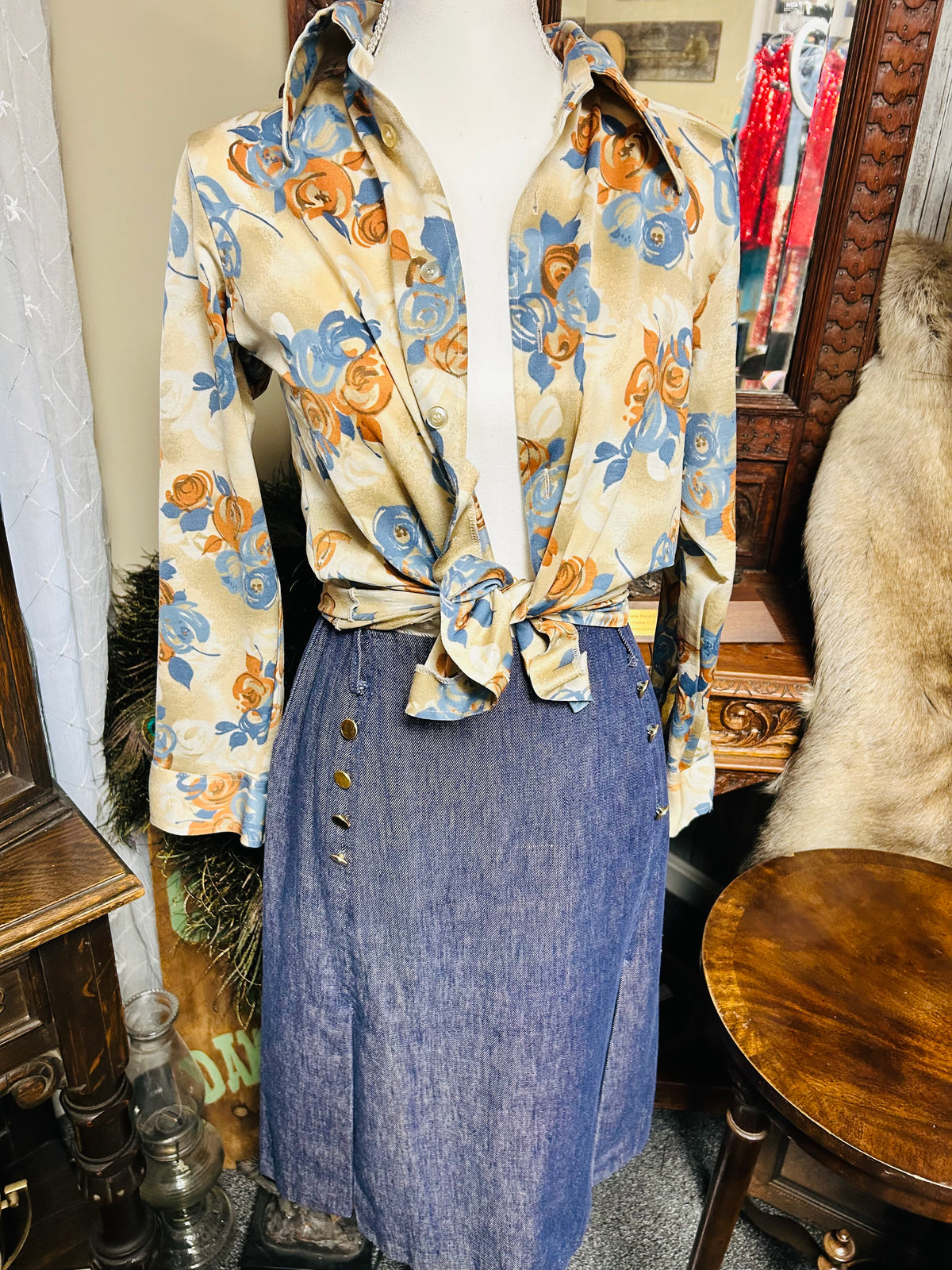 Vintage Shirt| 1970’s | Floral