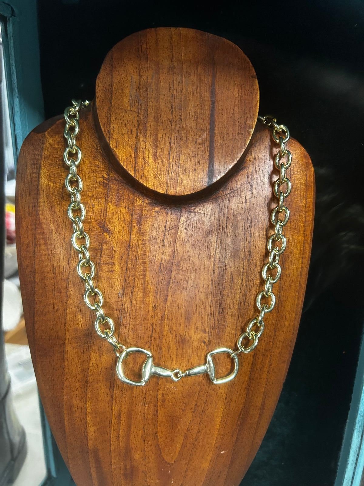 Necklace| Snaffle Bit |Gold