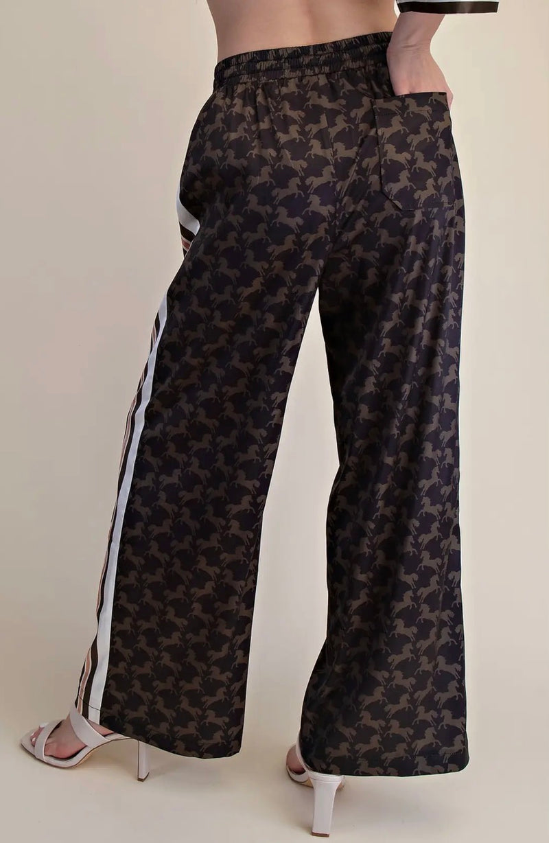 Pants| Horses|Green