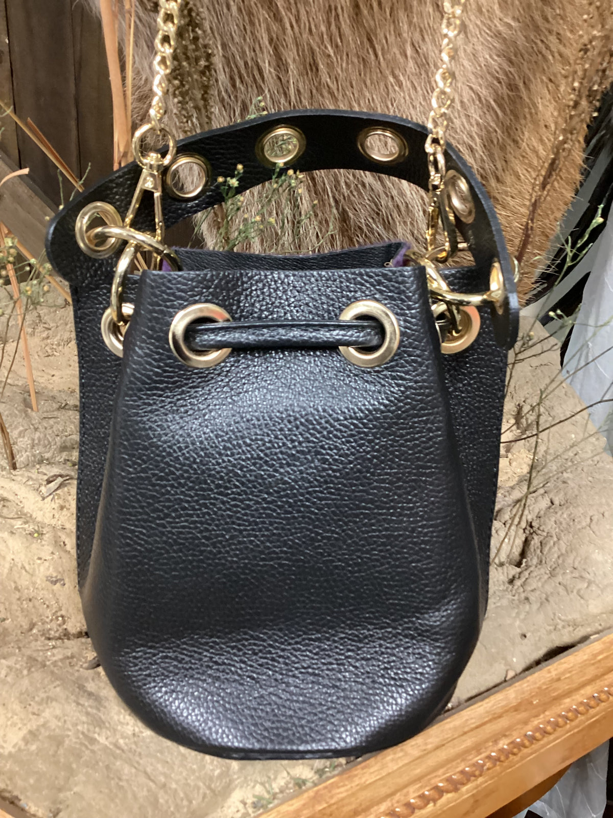 Purse| Cowhide| Bucket