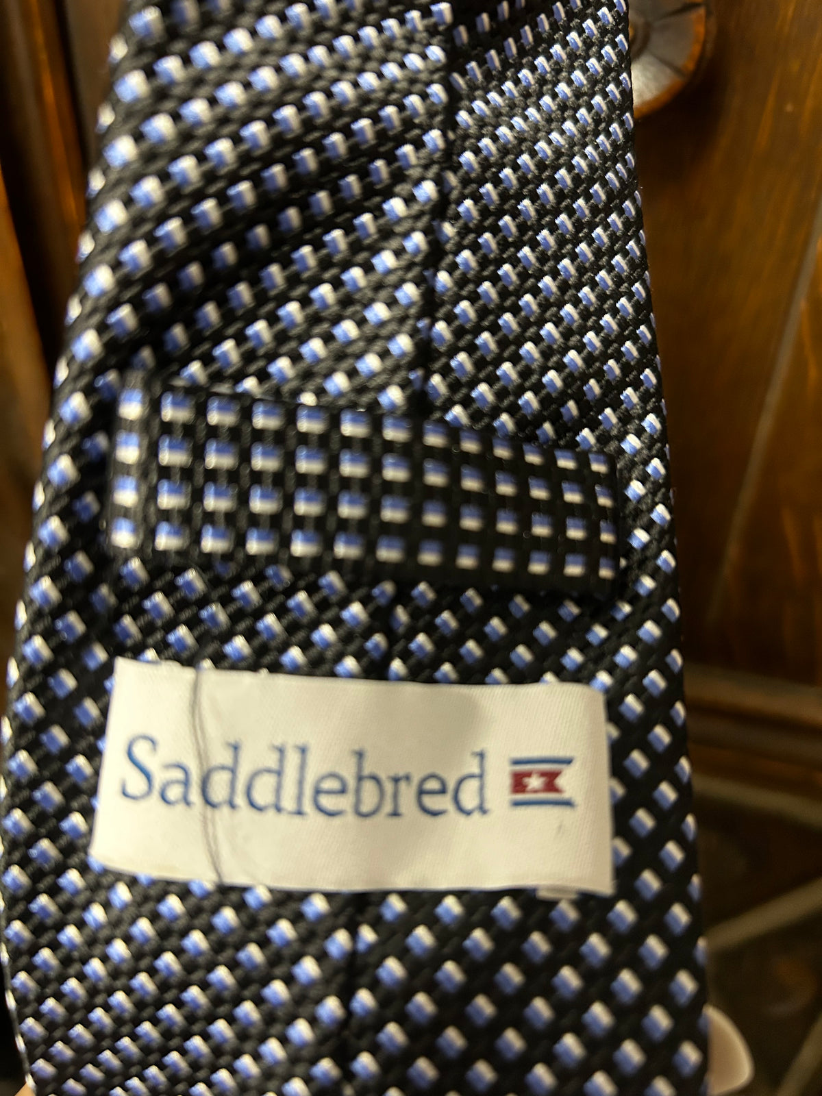 Necktie |Saddlebred|black & blue