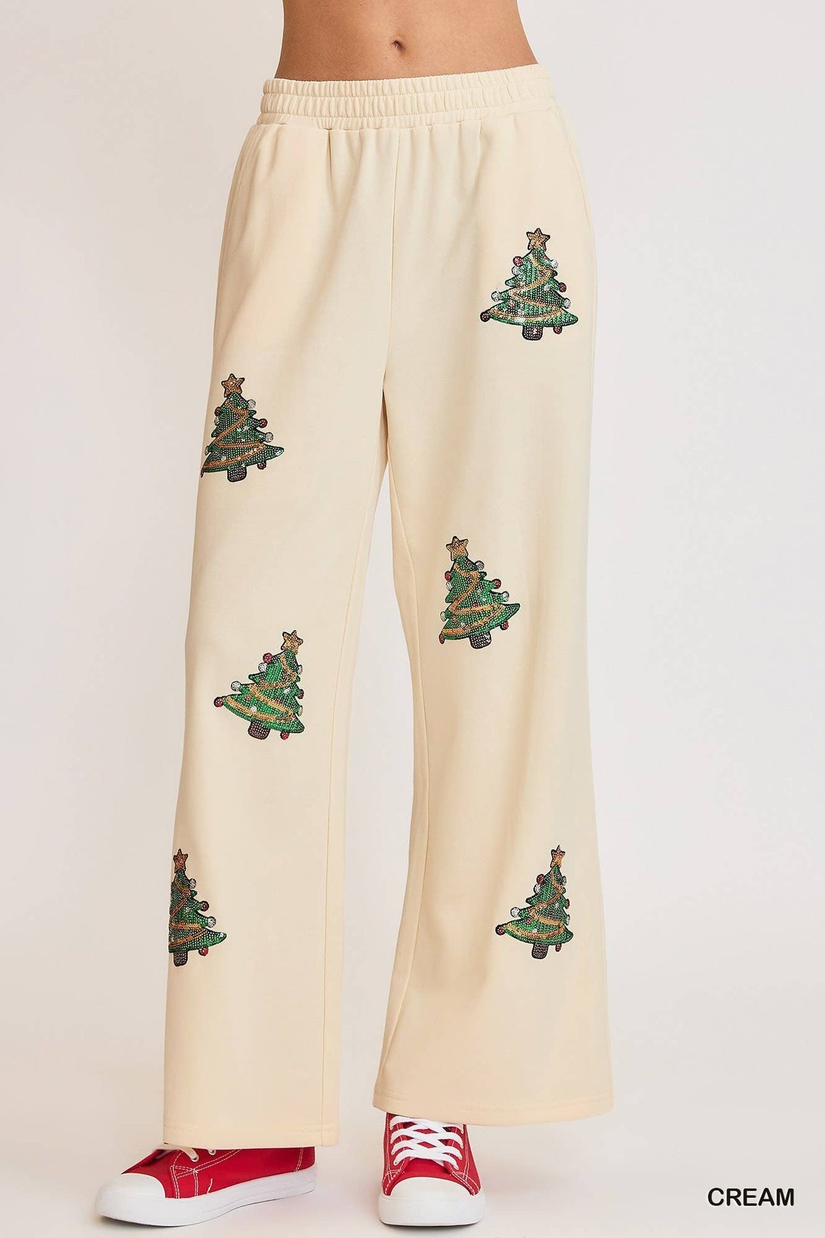 Ladies Pants | Christmas Tree | Sequin