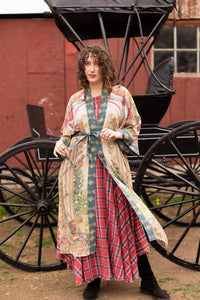 Kimono | Love Revolution Opera Duster Kimono Robe w/ horse & florals