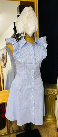 Ladies Dress| Ruffles | Stripe