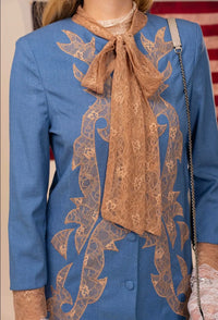 Dress |Western | blue