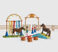 Schleich Farm World|Pony Agility Set