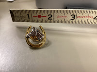 Vintage |Hat Tack| Horse Shoe with Silver Horse Head
