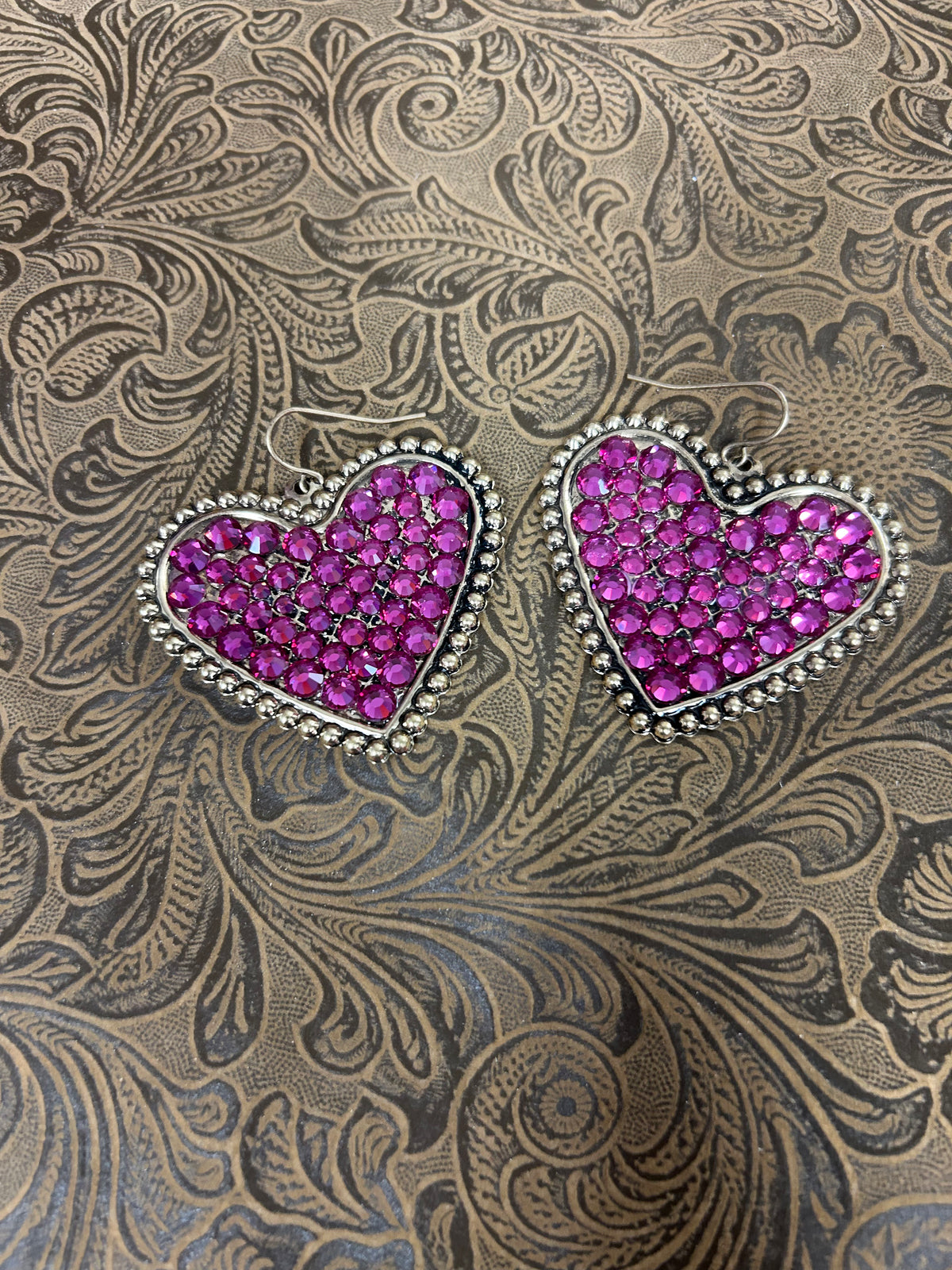 Sparkle Heart Earrings