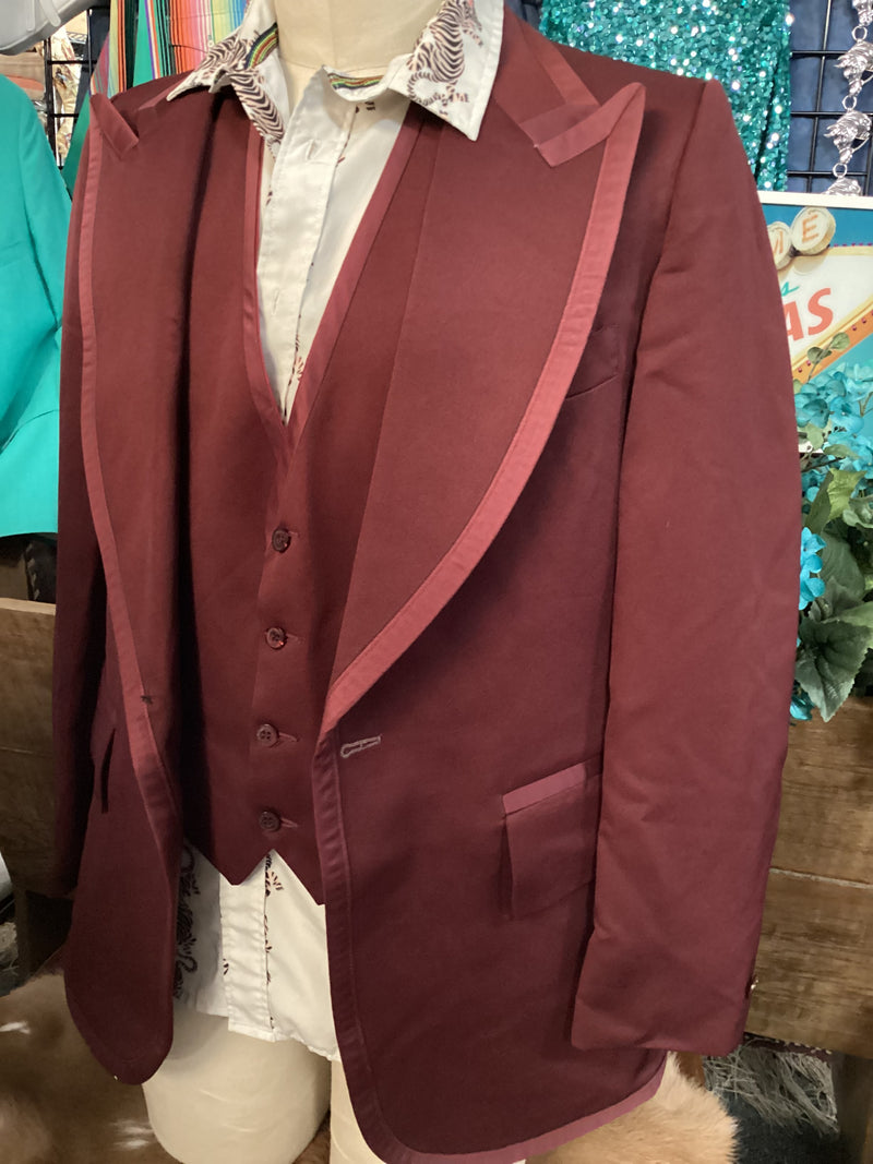 Vintage Formal| Men’s |Burgundy
