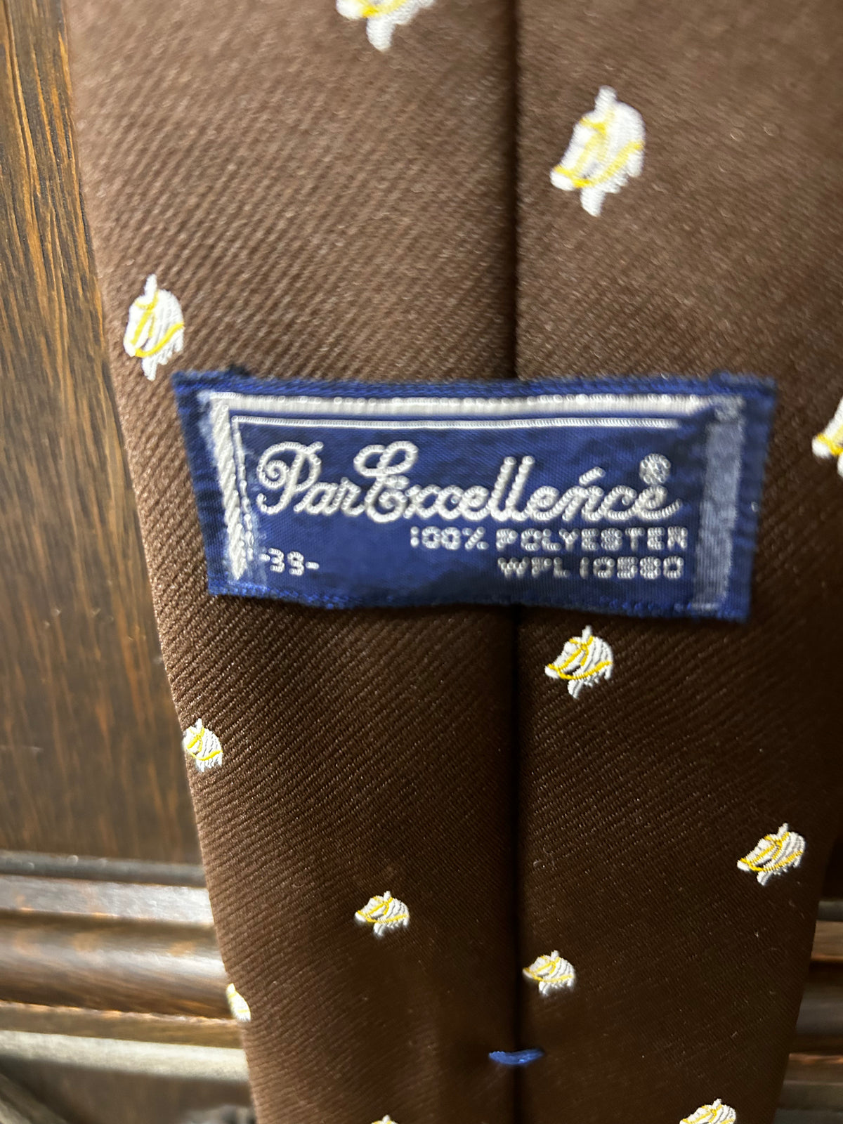 Necktie | Horse Head | Brown