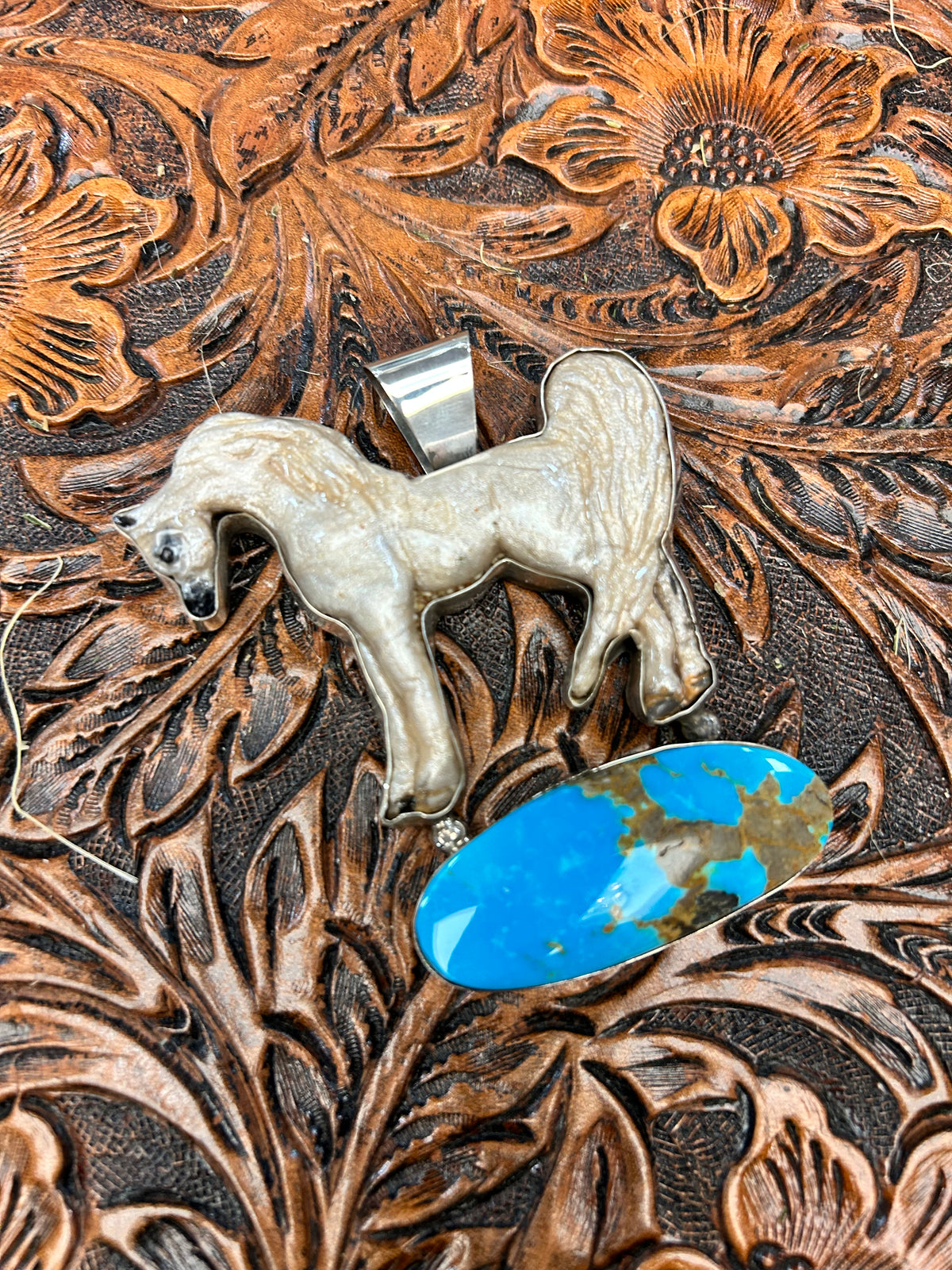 Arabian Horse Pendant | Turquoise