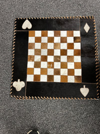 Cowhide Checker Board