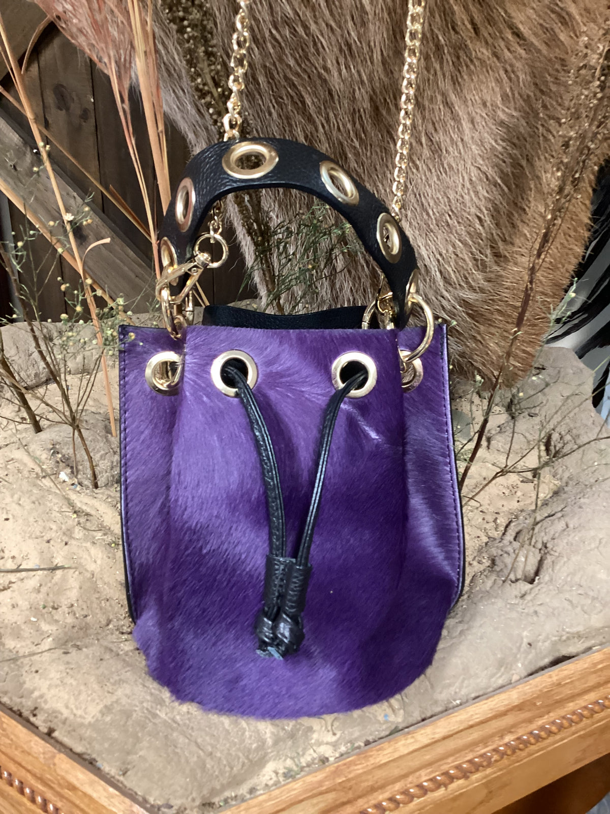 Purse| Cowhide| Bucket