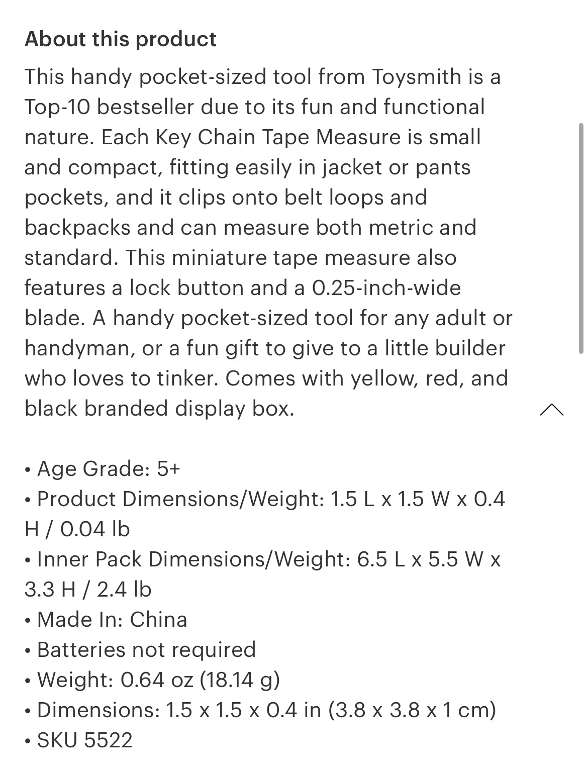 Key Ring| Measuring Tape