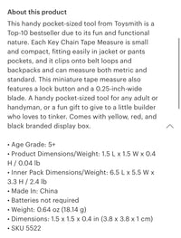 Key Ring| Measuring Tape