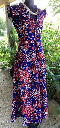 Vintage Maxi Dress| Floral