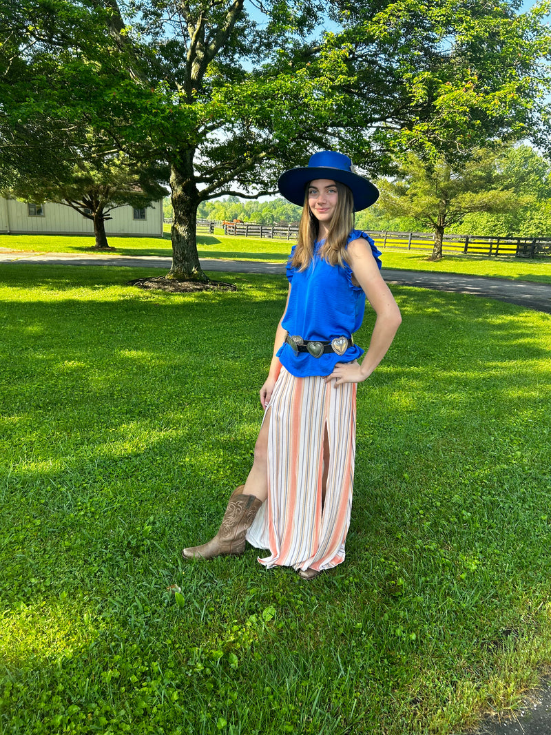 Ladies Skirt| Summer Fun|Striped