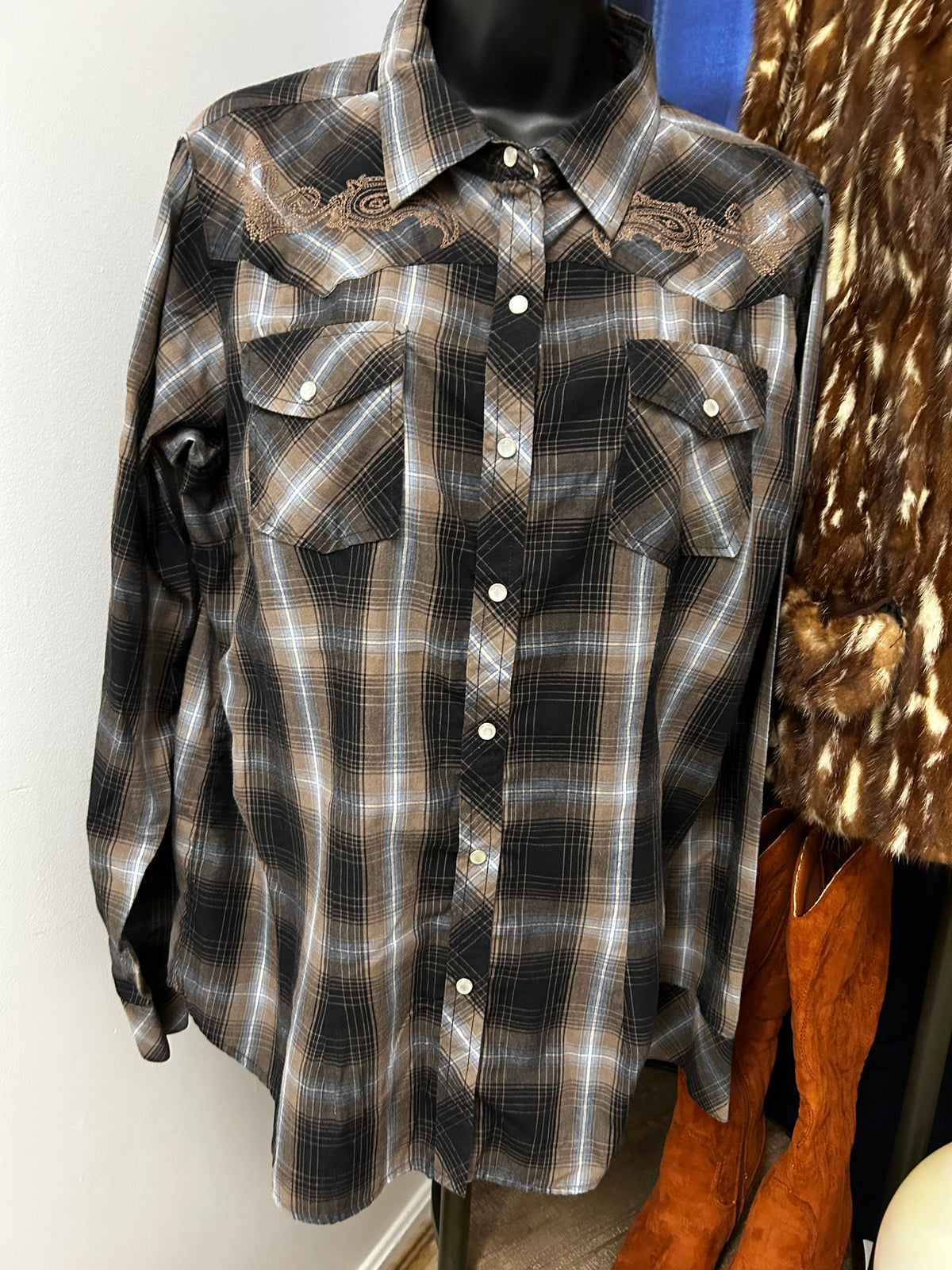 Ladies Blouse| Western |Pearl Snap