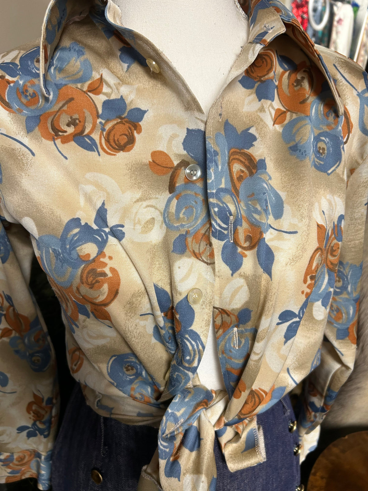 Vintage Shirt| 1970’s | Floral