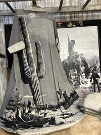 Duster|Cotton Cactus| black & white