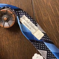 Vintage blue pattern tie