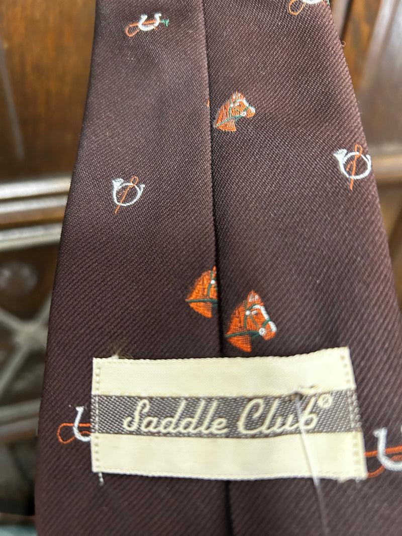 Vintage Tie| Saddle Club