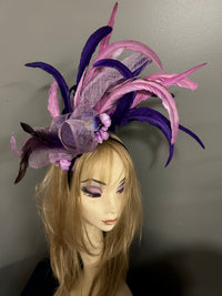 Fascinator | Headband | iris