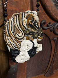 Mary Francis| Beaded Purse| Horse Head