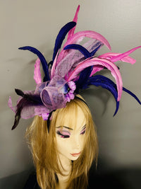Fascinator | Headband | iris