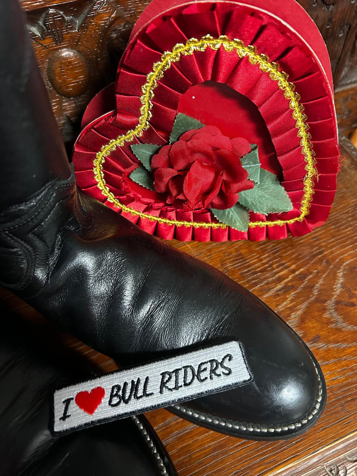 Patch| I ❤️ Bull Riders
