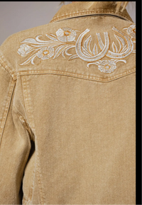 Denim Jacket |Embroidered | Horse