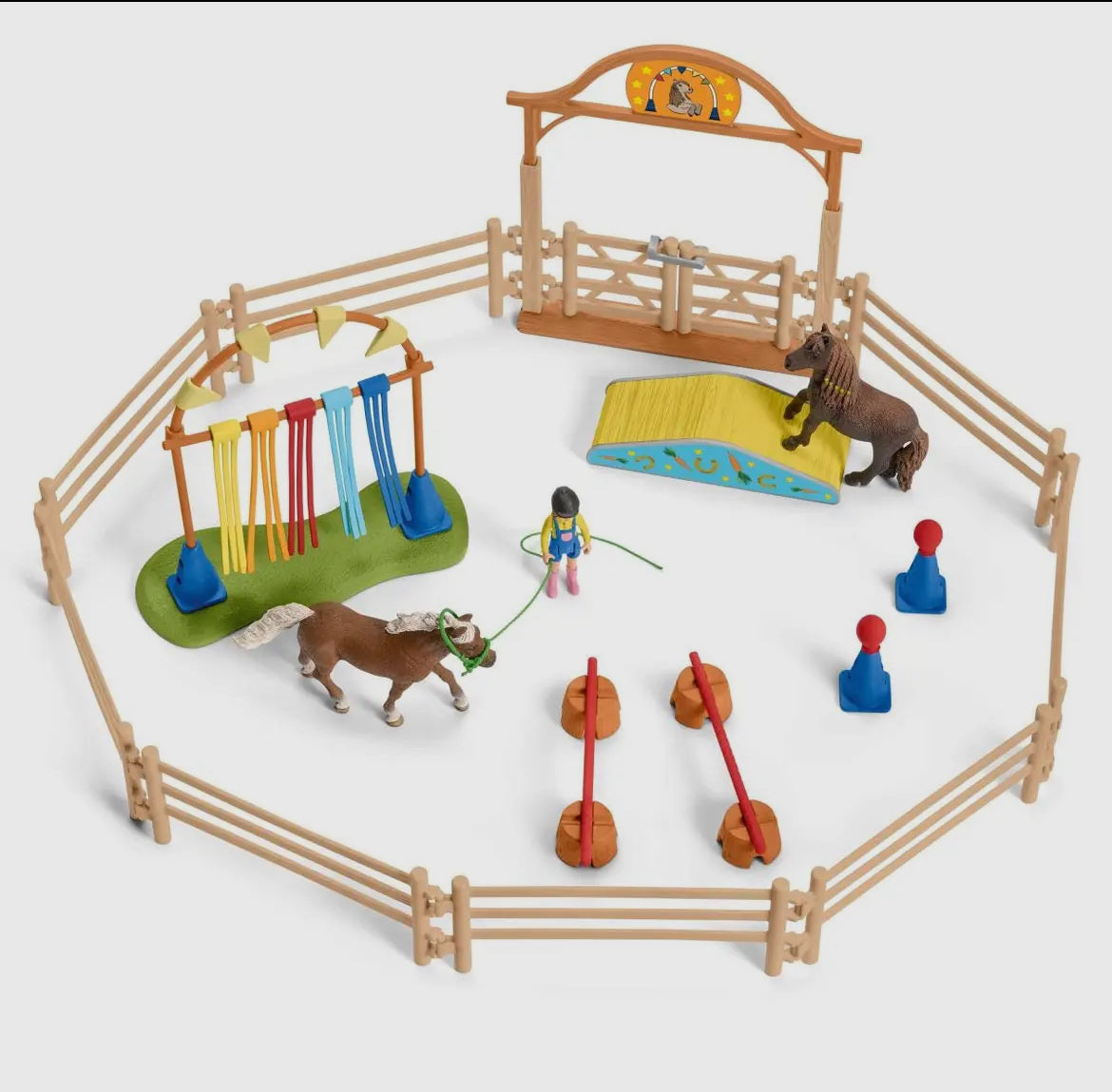 Schleich Farm World|Pony Agility Set