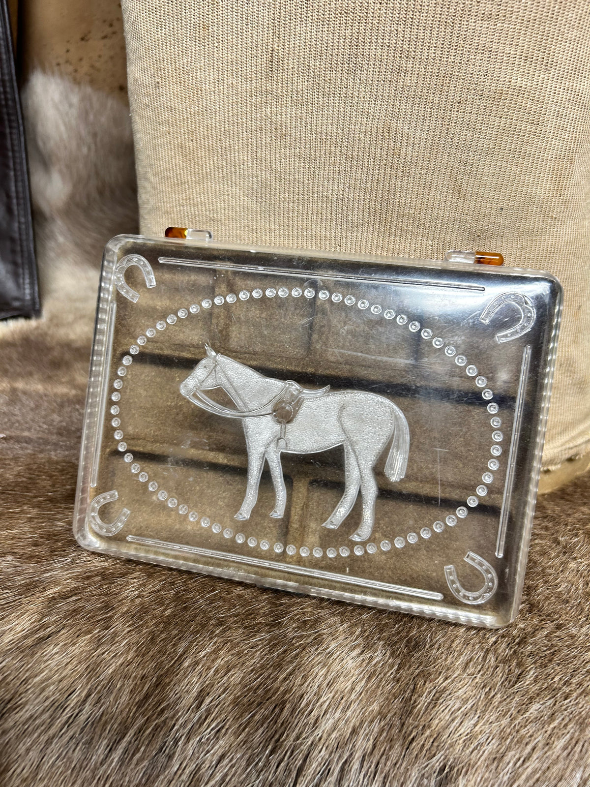 Vintage Jewelry Box| Equestrian |Hommer